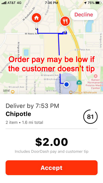 are there vehicle requirements for doordash