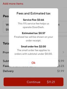 doordash fees