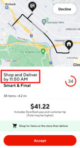 Are shop and deliver orders on DoorDash worth it for Dashers